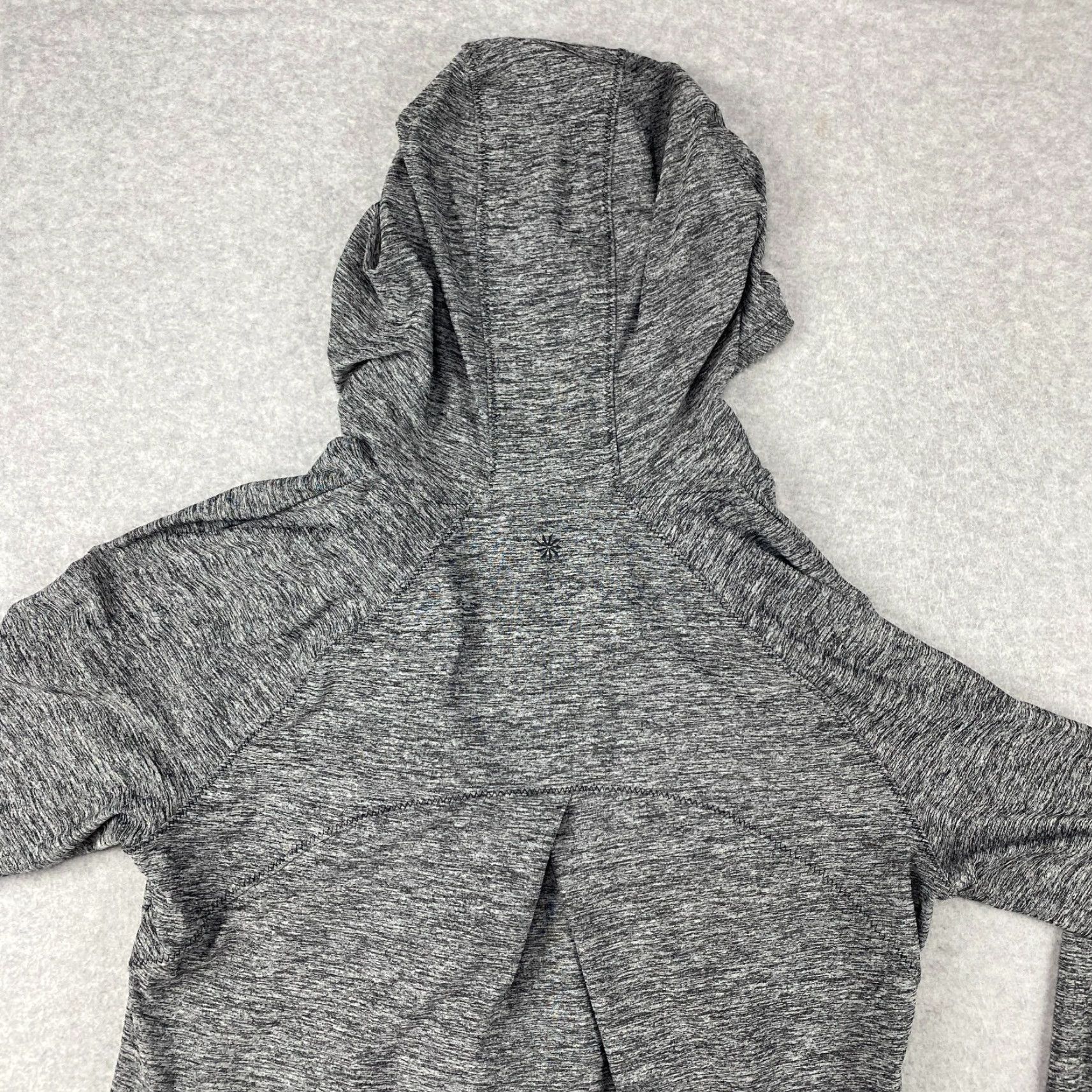 Athleta Athleta Hoodie Women L Black Solid Full Zip Pockets Thumbholes Breathable Activewear Best for Running & Jogging Full Zip Hooded Athleisure Size L / US 10 / IT 46 - 7 Thumbnail