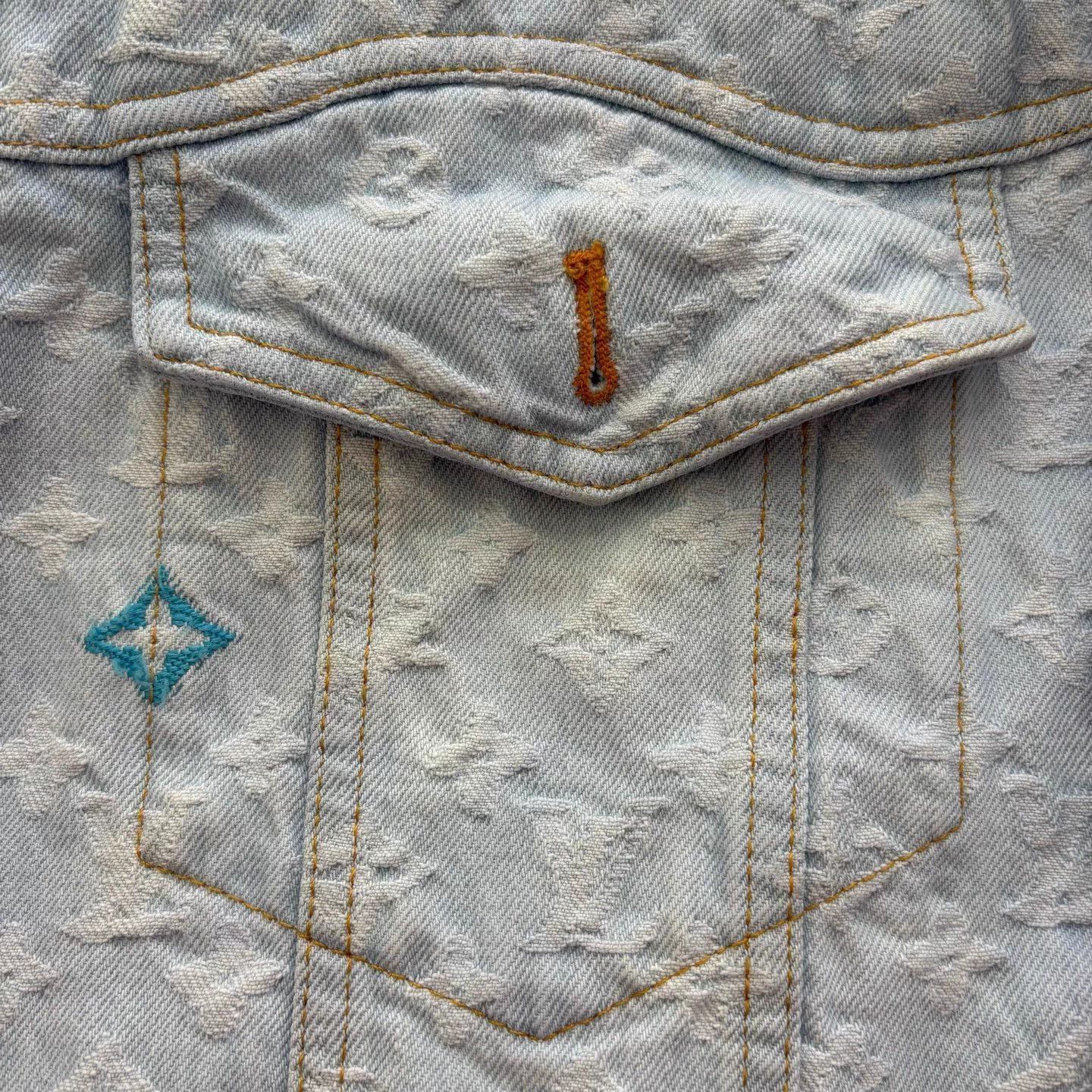 Louis Vuitton LV x Tyler SS24 Light Blue Denim Jacket Size US L / EU 52-54 / 3 - 7 Thumbnail