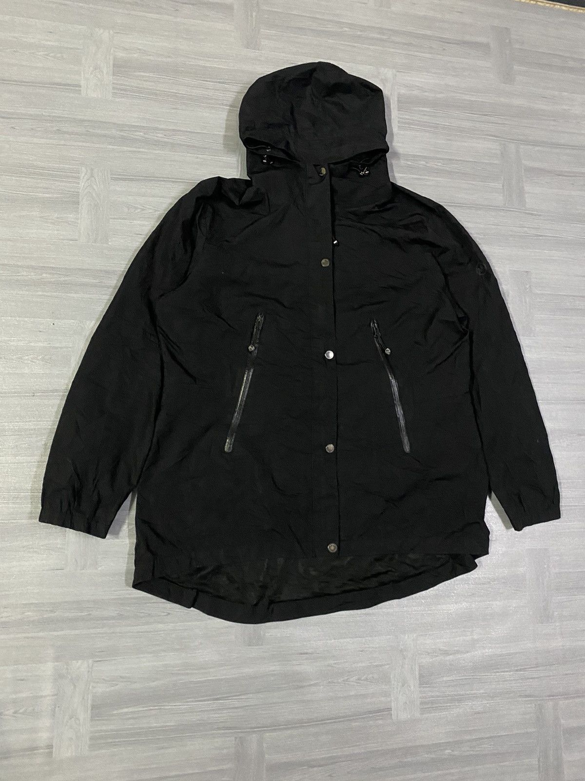 Michael Kors Zip-Up and Button Up Hooded Windbreaker