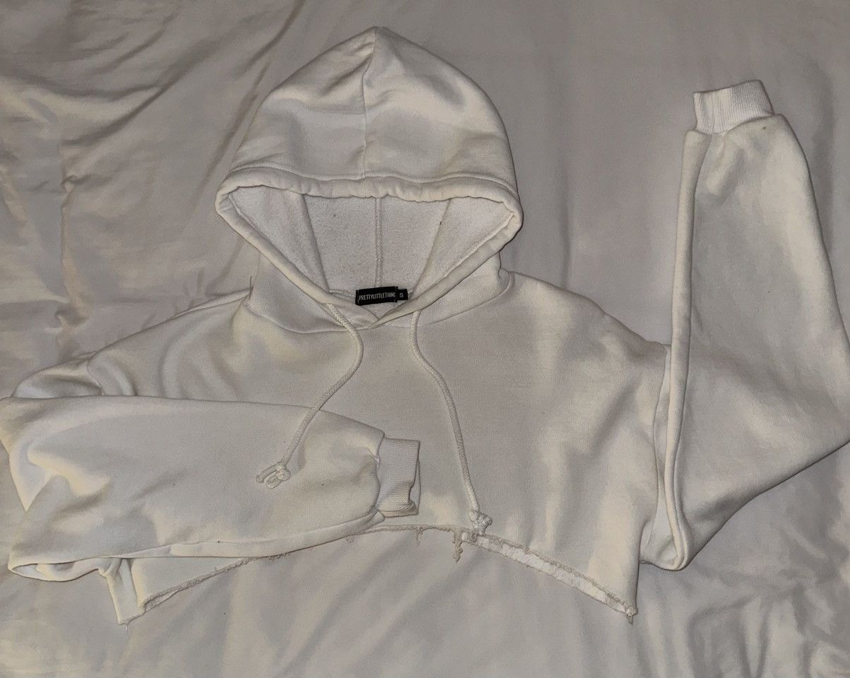 PrettyLittleThing Cropped Hoodie Size S / US 4 / IT 40 - 1 Thumbnail