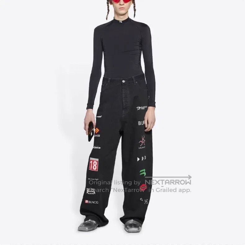 Balenciaga Balenciaga size S Double Hook Denim Pants, Size S Size US 27 - 3 Thumbnail