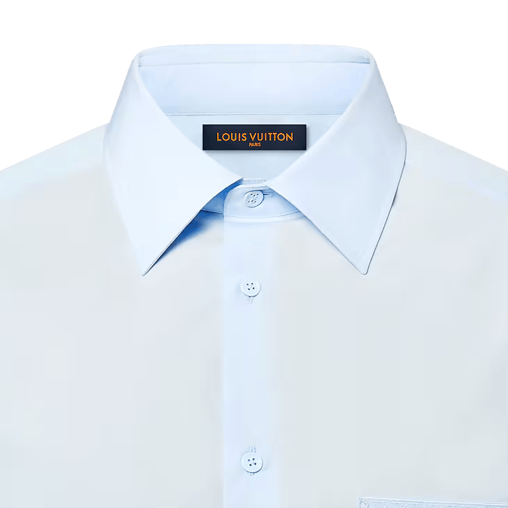Louis Vuitton Embroidered Long-Sleeved Cotton Shirt - 44 6L Size 44L - 2 Thumbnail