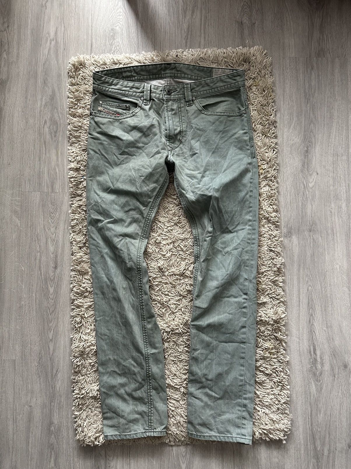 Other Diesel Thavar Plastic Effect Denim Pants Size US 32 / EU 48 - 2 Thumbnail