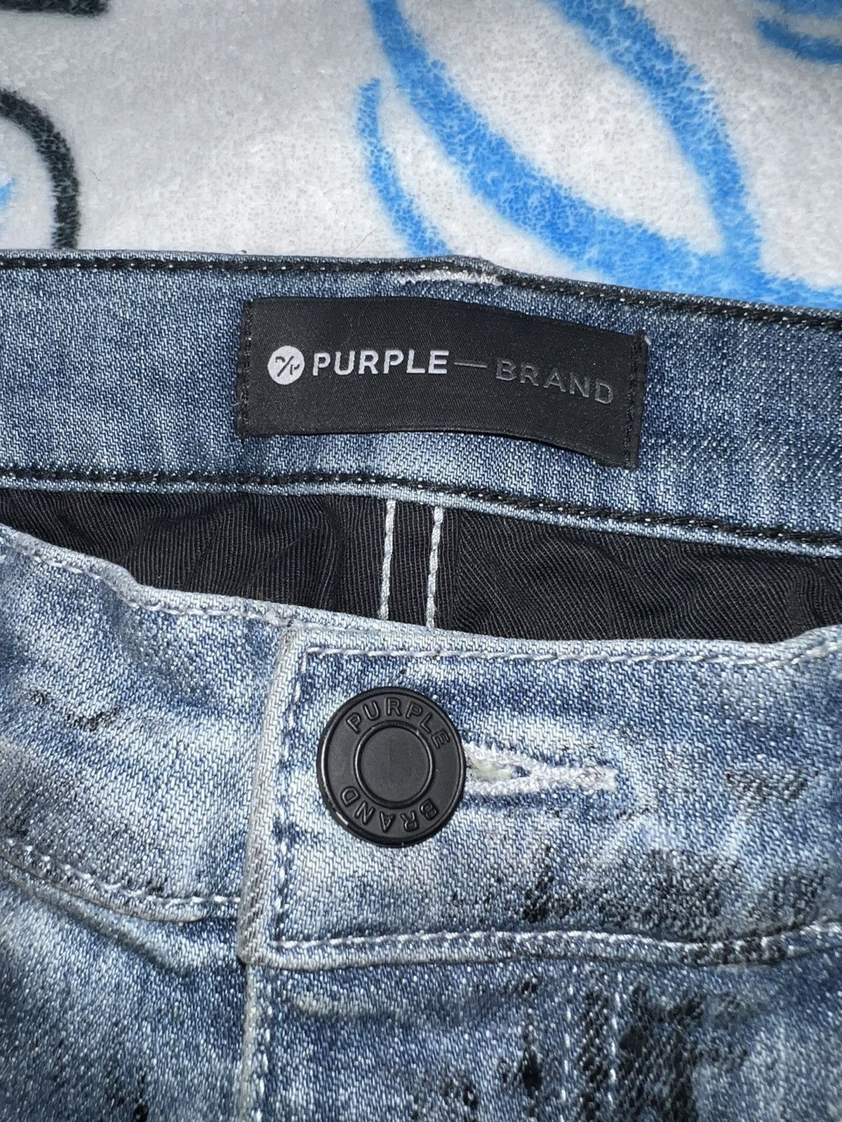 Purple Brand Mid indigo p001 purple brand jeans Size US 31 - 4 Thumbnail