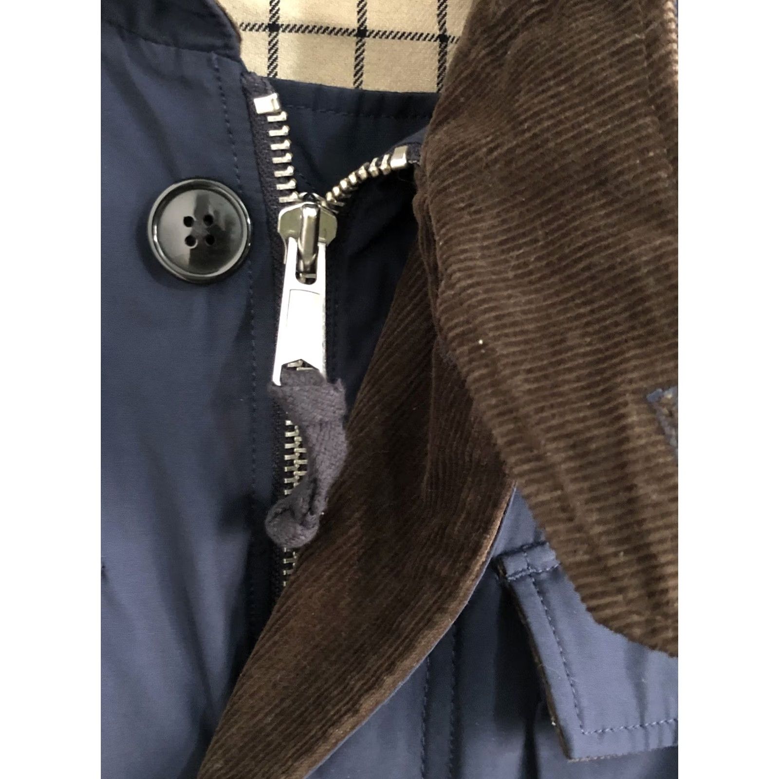 J.Crew Wallace & Barnes Jacket Mens Small Navy Parka Hooded Insulated Zip Button Coat Casual Travel Size US S / EU 44-46 / 1 - 7 Thumbnail