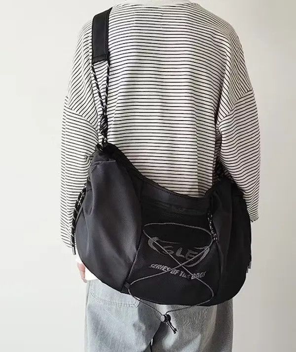 Japanese Brand Fashion Hiphop rope sling side bag messenger crossbody bag Size ONE SIZE - 2 Thumbnail