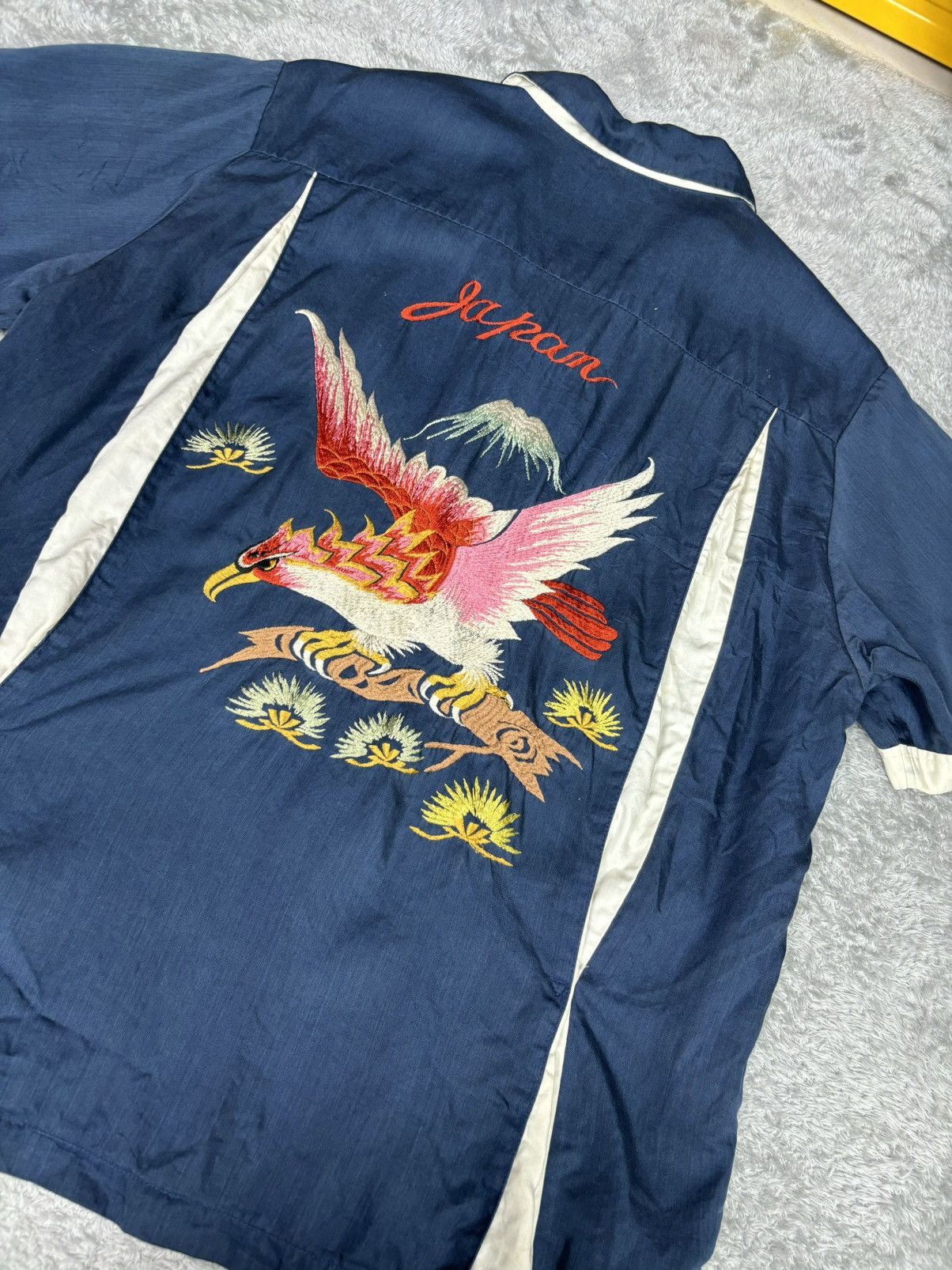 Sugar Cane Vintage Sukajan Bowling Shirt Size US M / EU 48-50 / 2 - 8 Thumbnail