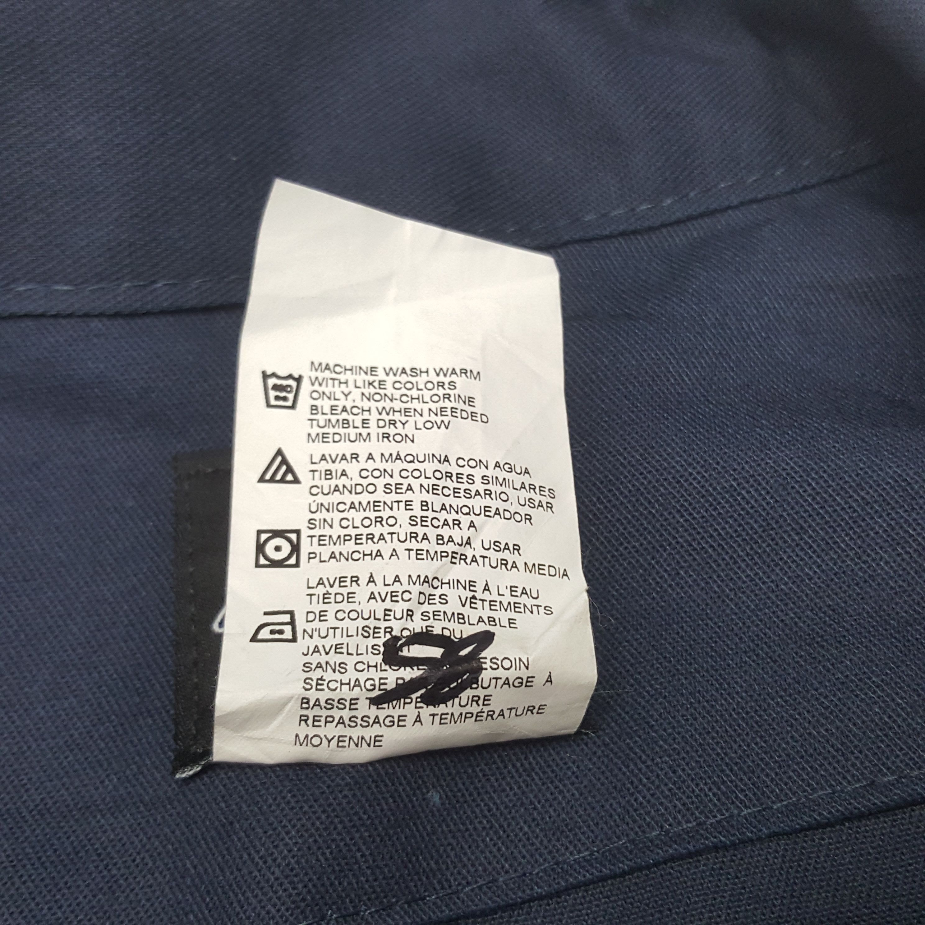 Dickies × Japanese Brand × Vintage Vintage Dickies Custom Skull Logo Coverall Jacket Size US XL / EU 56 / 4 - 8 Thumbnail