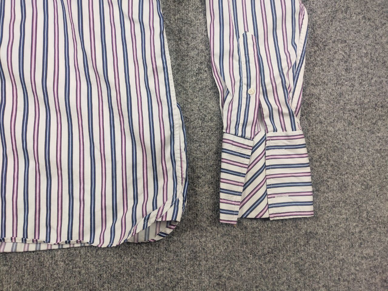 Burberry Vintage Burberry London loose shirt thin stripes cufflinks Size US XL / EU 56 / 4 - 4 Thumbnail