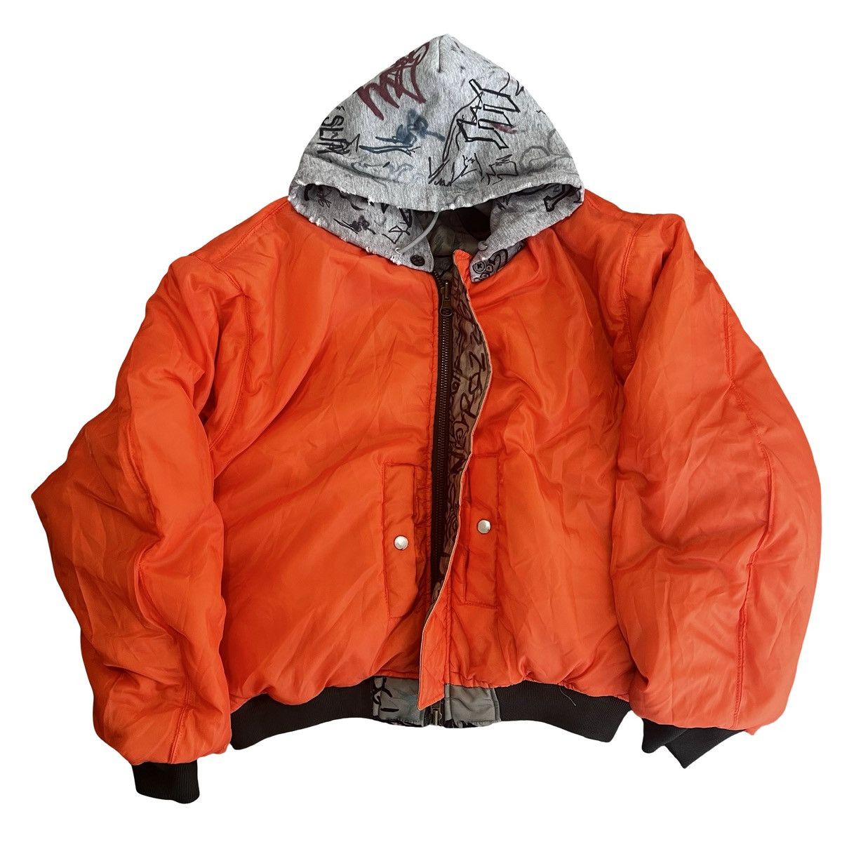 Mowalola MOWALOLA 2026 Graffiti Reversible Bomber Jacket L Size US L / EU 52-54 / 3 - 17 Thumbnail