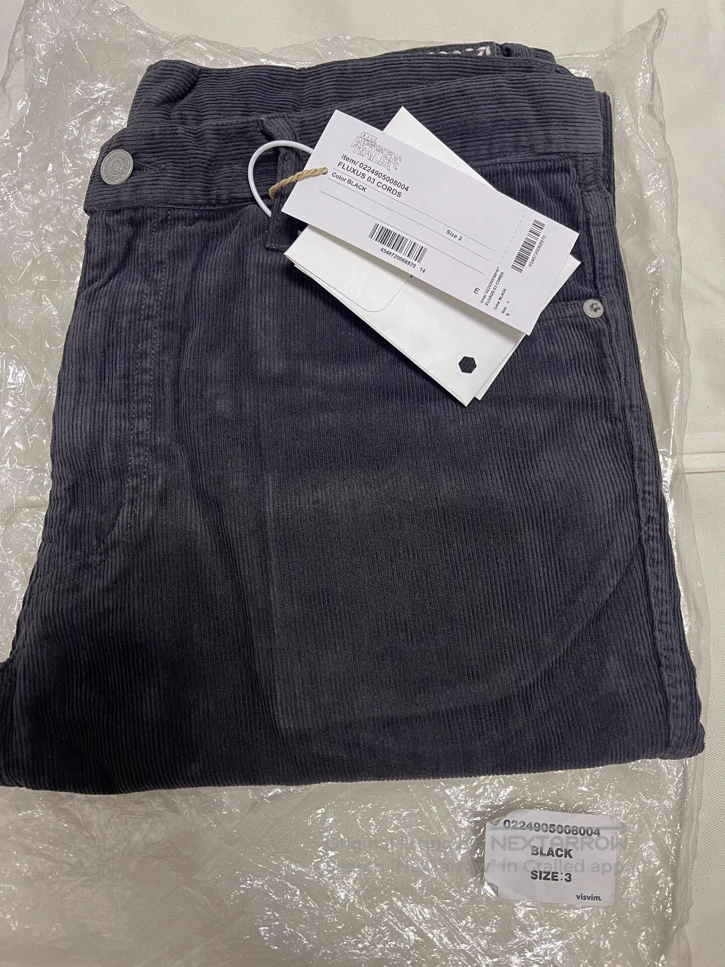 Visvim visvim FLUXUS CORDS 03 24AW. Size US 28 / EU 44 - 1 Thumbnail