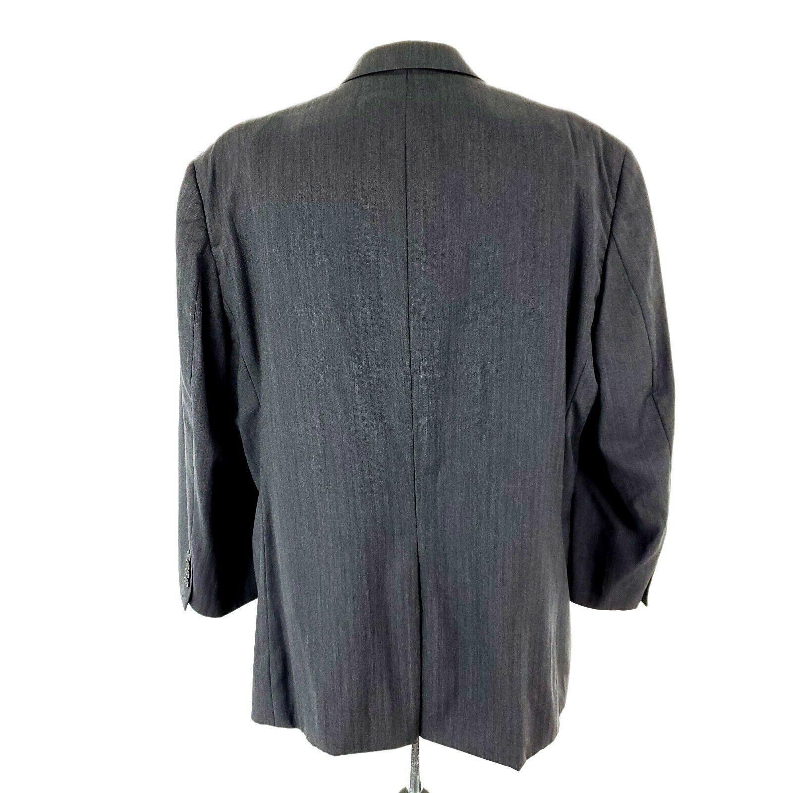Jos. A. Bank Jos A Bank Wool 2 Button Signature Collection Blazer 44R Gra Size 44R - 6 Thumbnail