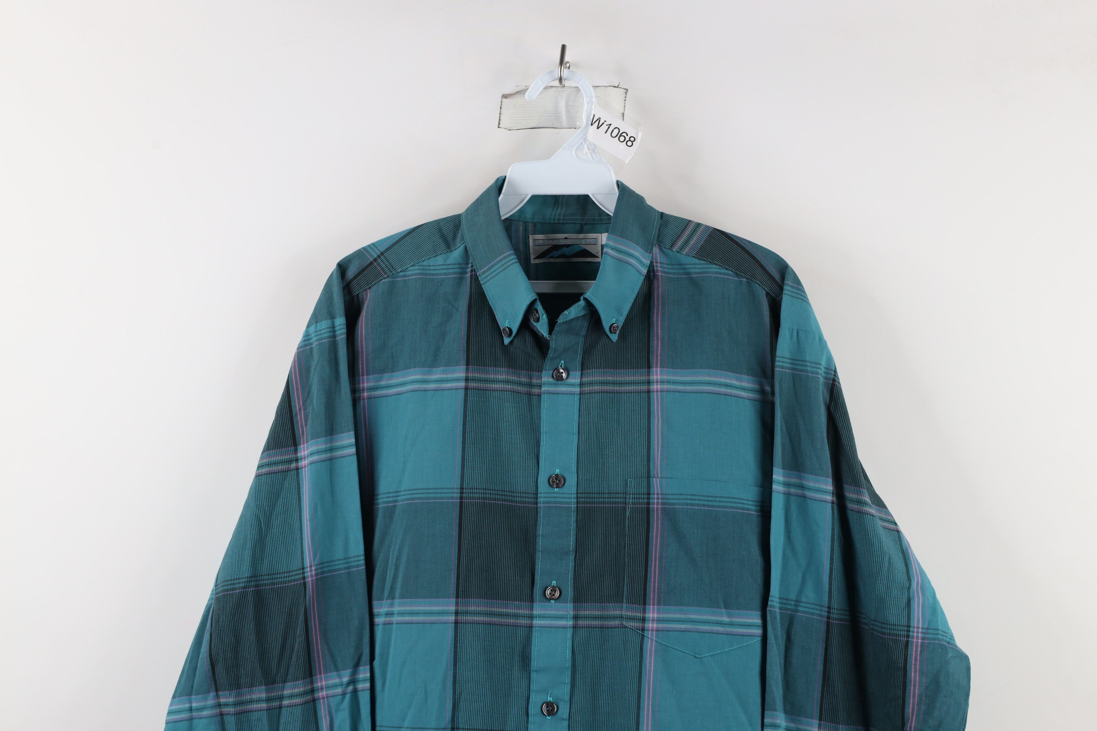 Vintage Vintage 90s Streetwear Collared Button Down Shirt Plaid Size US M / EU 48-50 / 2 - 2 Thumbnail