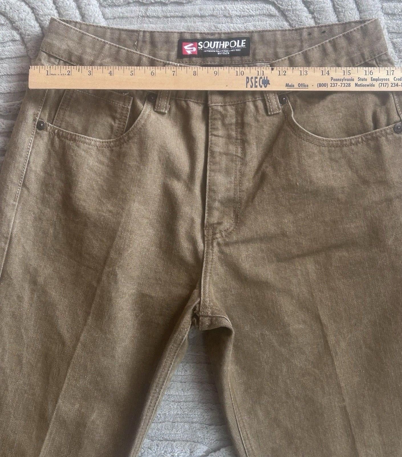 Southpole Rare Color Southpole Jeans 34x30 Tan Y2K streetwear Relaunch Size US 34 / EU 50 - 6 Thumbnail