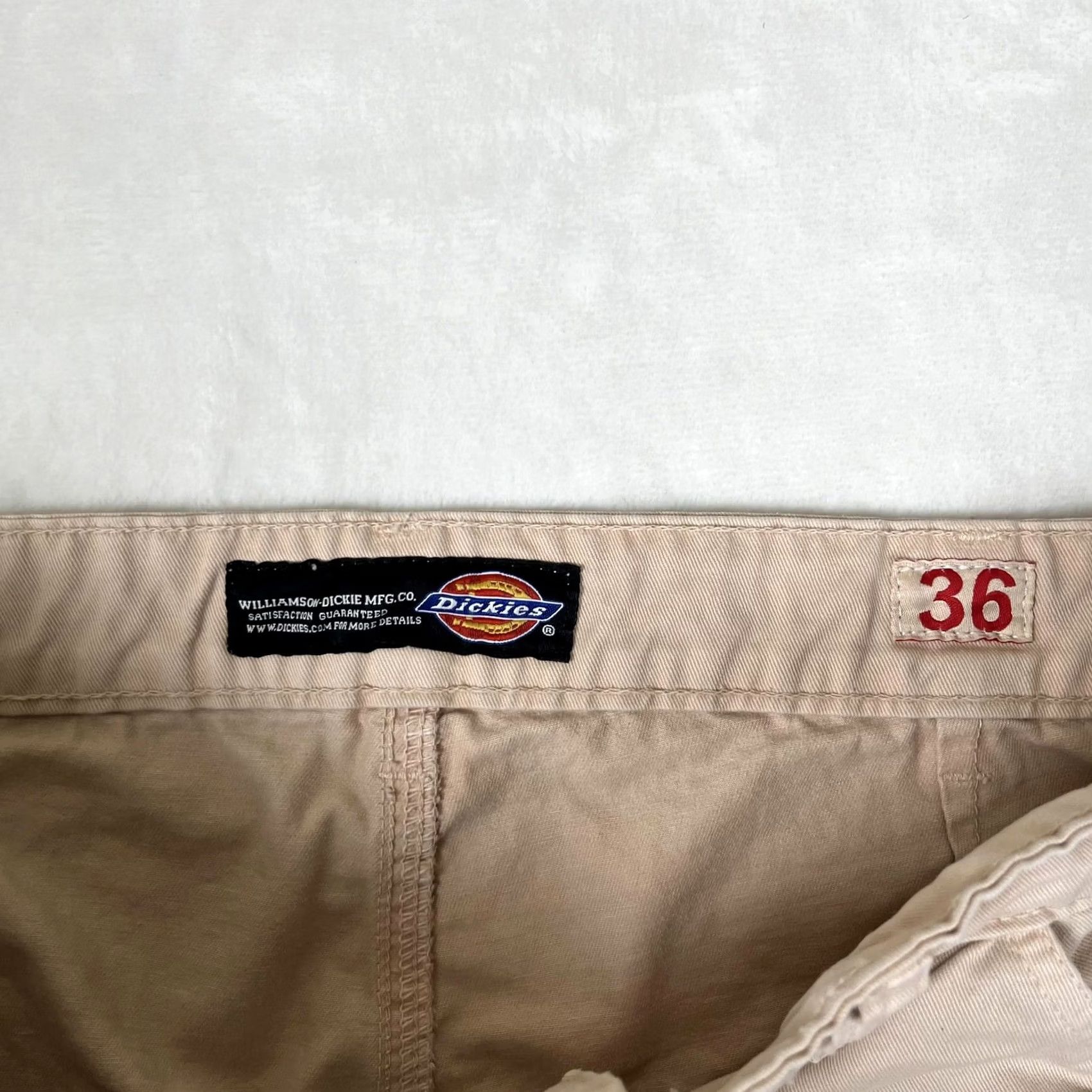Dickies Dickies Carpenter Pants Mens 36x34 Beige Relaxed Fit Workwear Pockets Canvas Front Flat Front Zip Button Casual Workwear Mens Size US 36 / EU 52 - 7 Thumbnail