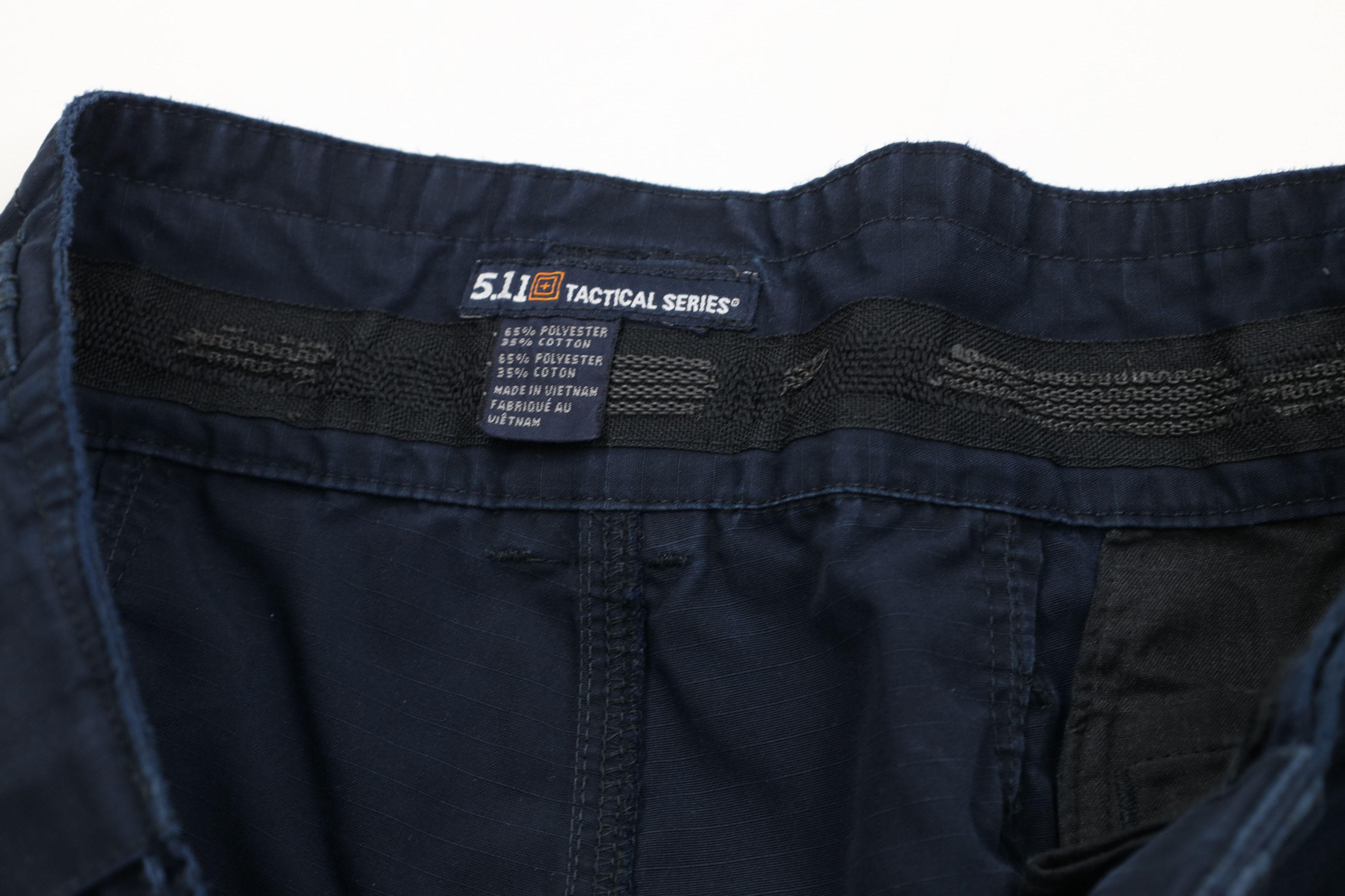 Vintage 5.11 Tactical Series Ripstop Double Knee Cargo Pants Blue Size US 38 / EU 54 - 11 Thumbnail