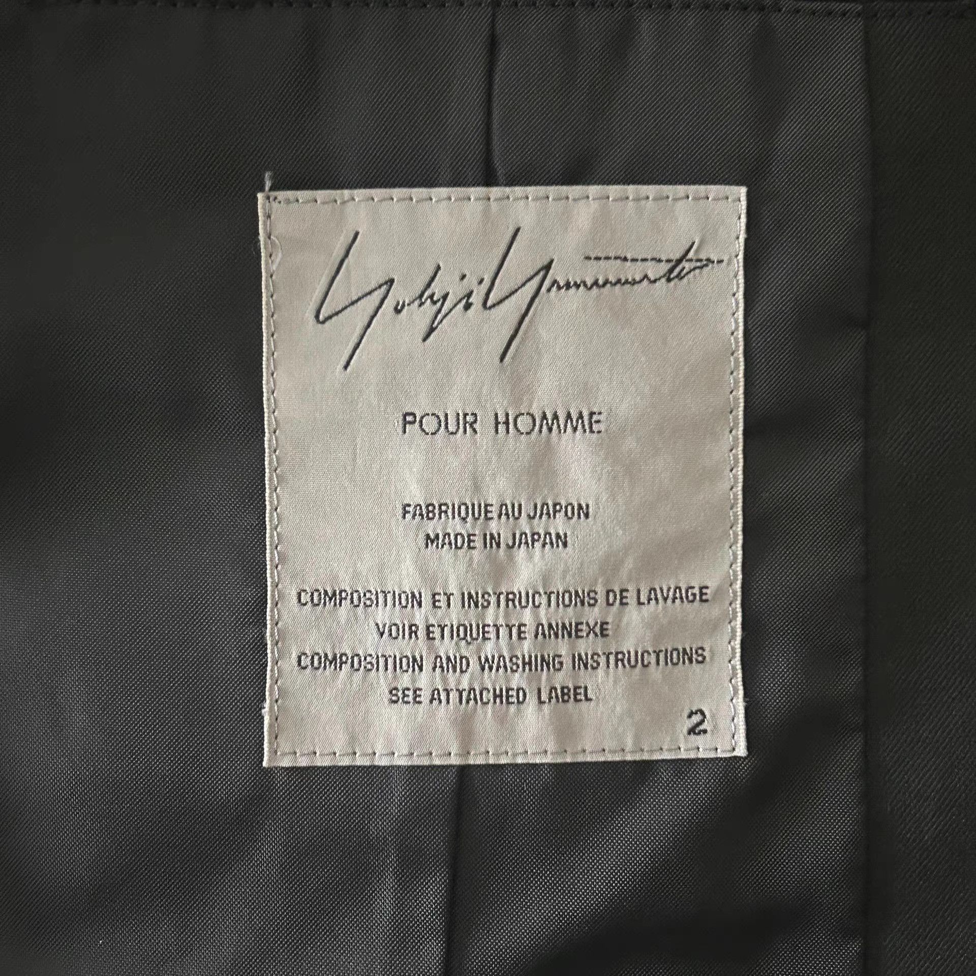 Yohji Yamamoto Yohji Yamamoto 09ss Asymmetric Wool Blazer K4 Size US M / EU 48-50 / 2 - 5 Thumbnail