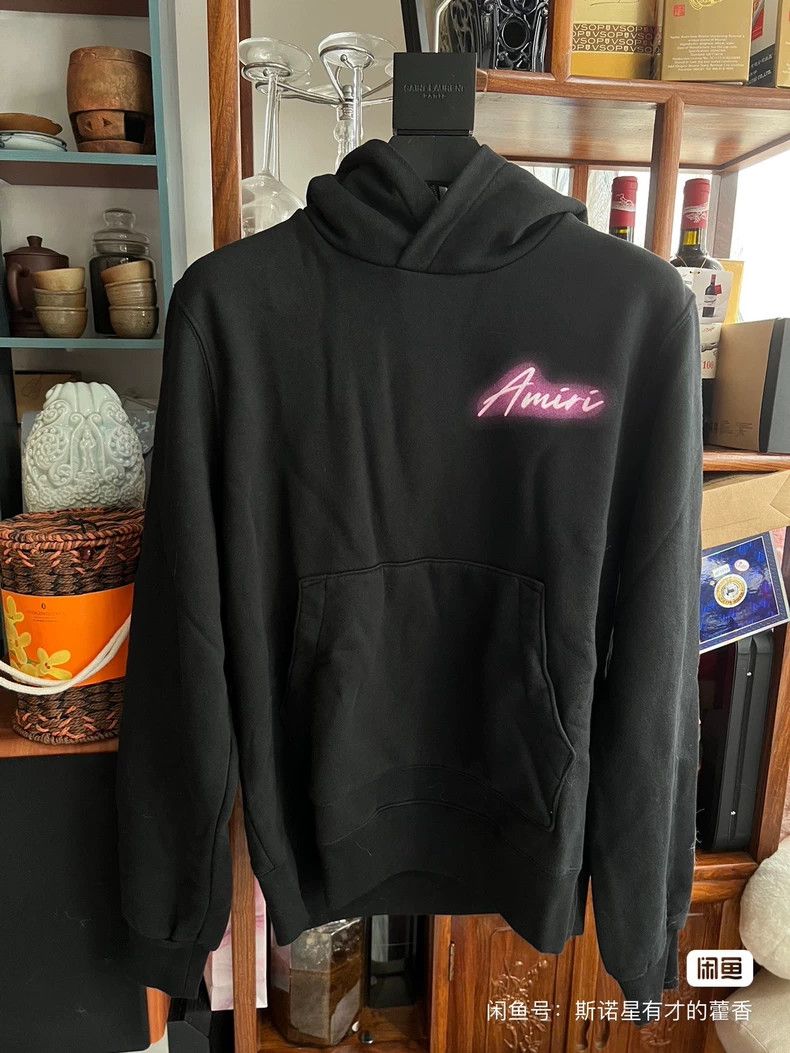 Amiri Amiri neon logo sweatshirt Size US S / EU 44-46 / 1 - 1 Thumbnail