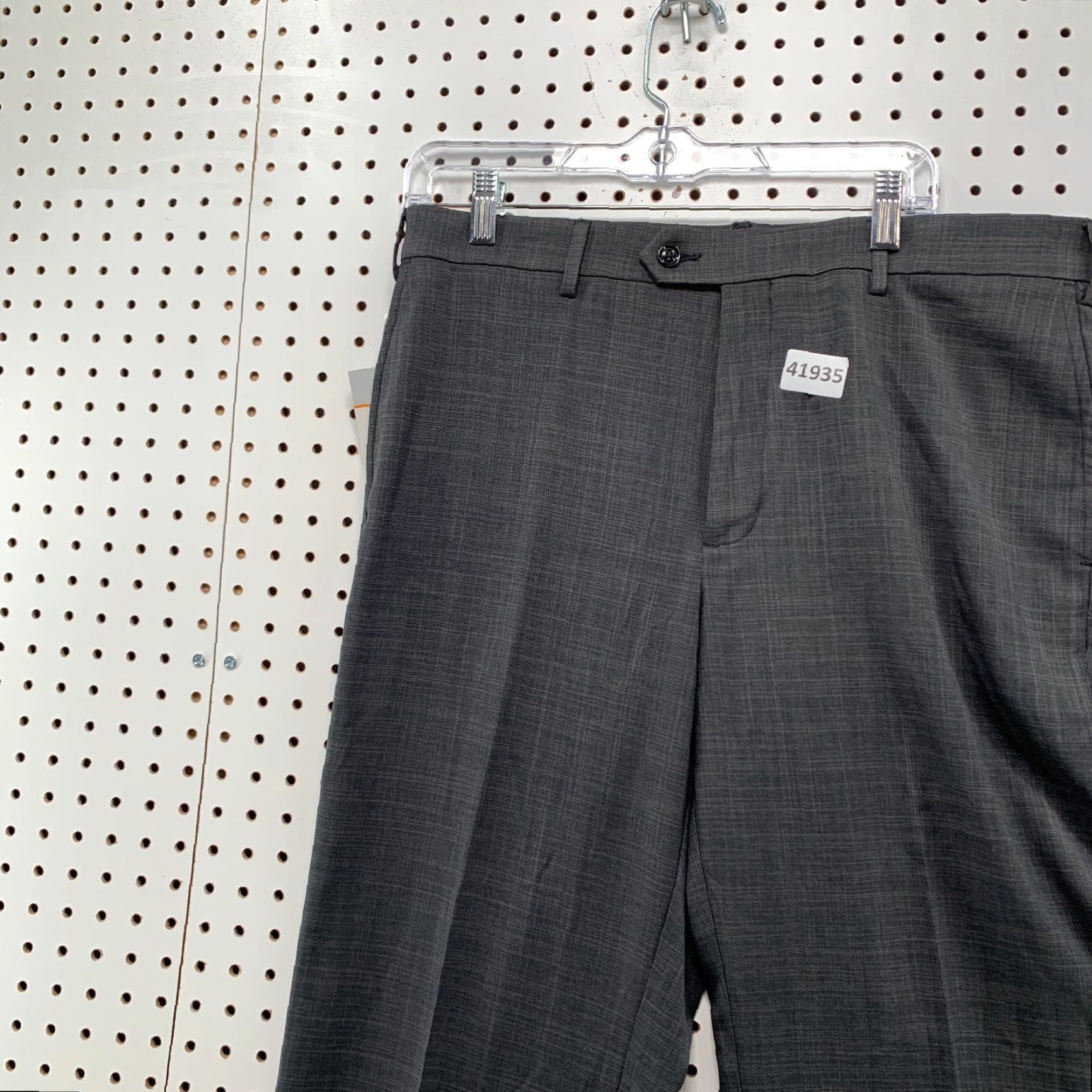 Savane Vintage Savane Dress Pants Men's Size 33x32 Formal Clothing Gray Flat Front Mid Rise Straight Leg NWT Size US 33 - 5 Thumbnail