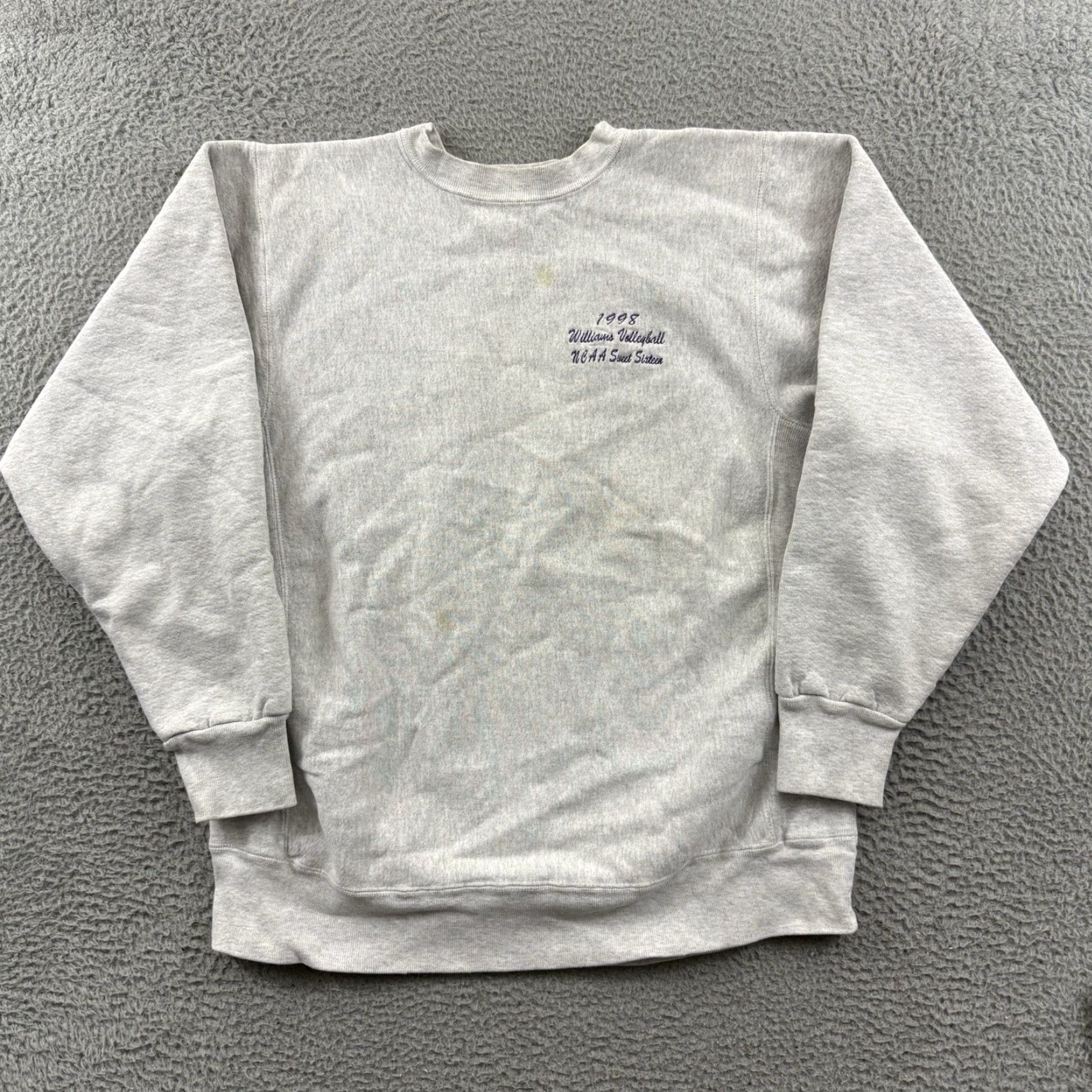 Vintage VINTAGE Williams College Sweatshirt Men’s Large Gray 90s Reverse Weave Pullover Size US L / EU 52-54 / 3 - 2 Thumbnail