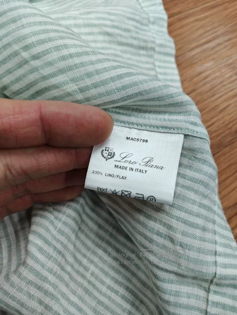 Loro Piana Loro Piana Linen Casual Shirt Size US XS / EU 42 / 0 - 3 Thumbnail