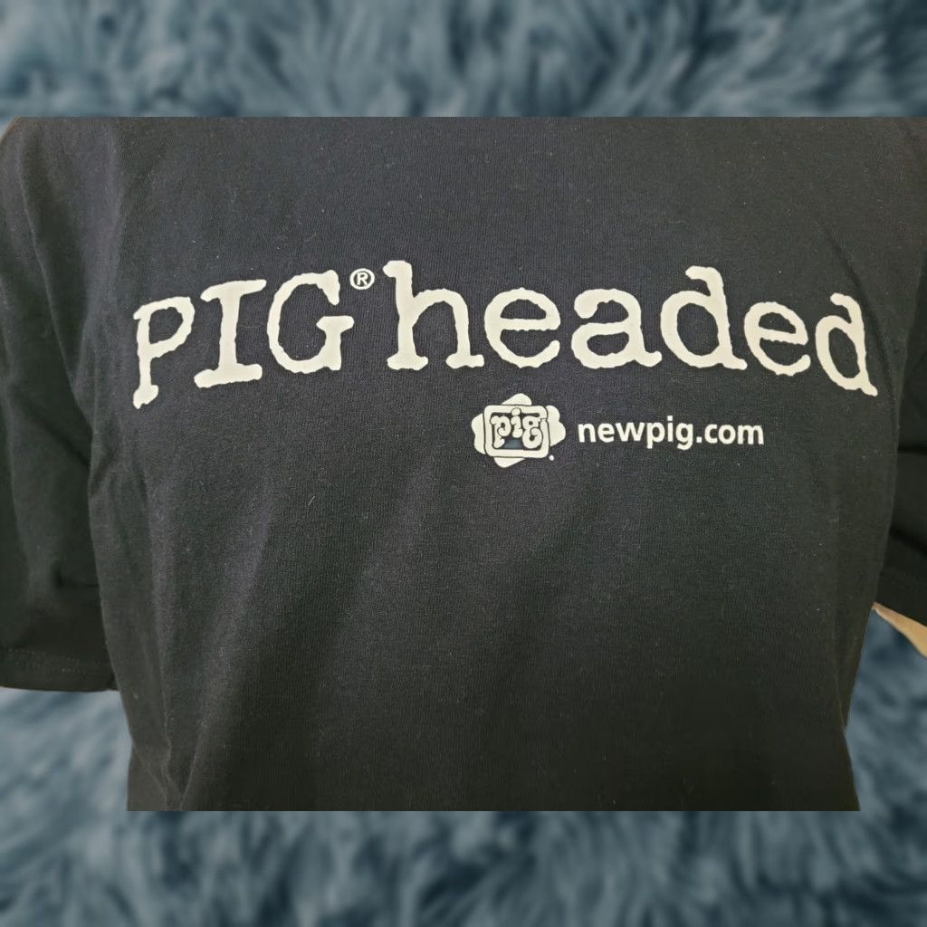 Gildan VINTAGE New Pig Pigheaded T Shirt XL Black 100% Cotton Gildan Graphic Tee Men Short Sleeve XL Clothing Mens Size US XL / EU 56 / 4 - 1 Thumbnail