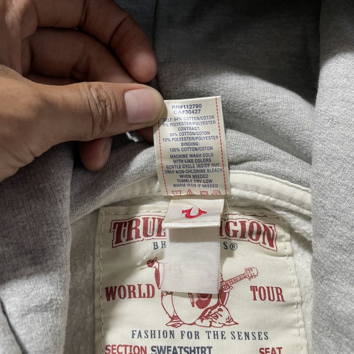 True Religion True Religion Zip Hoodie Size US L / EU 52-54 / 3 - 5 Thumbnail