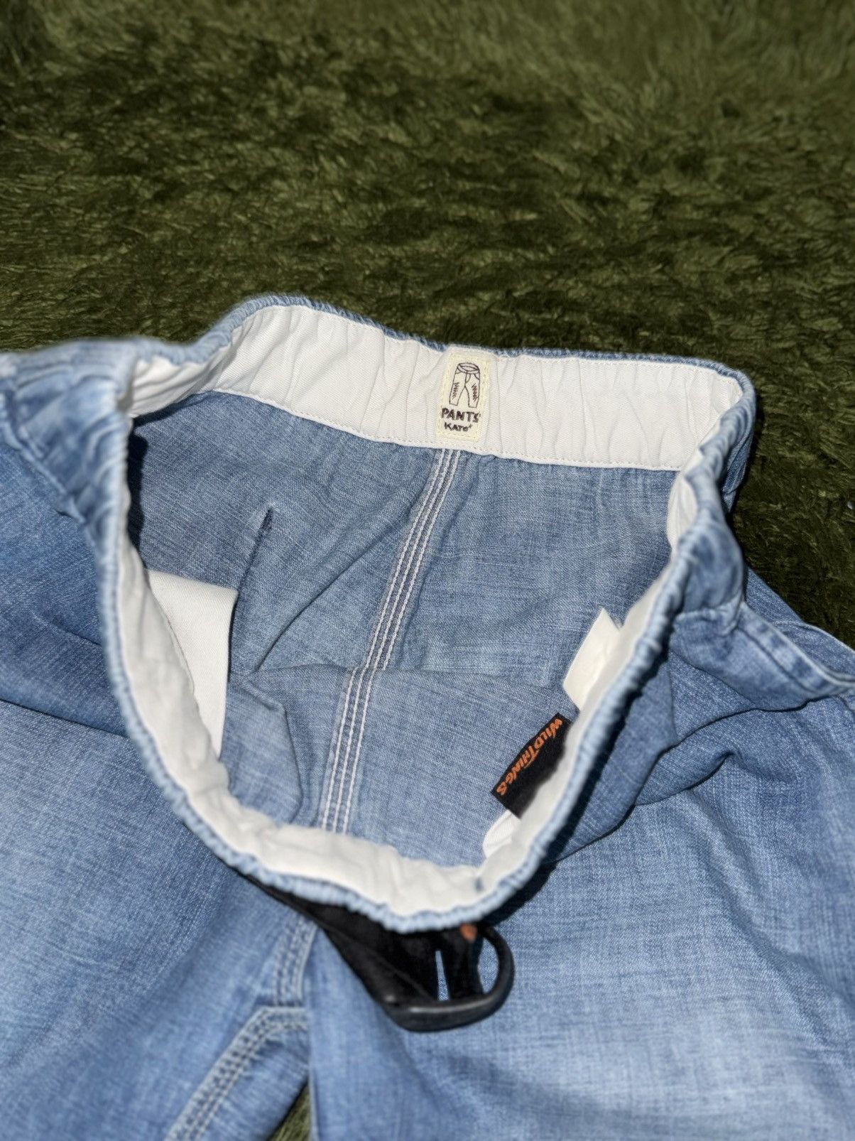Wild Things Wildthings Japan Cropped Cut-Off Belted Denim Pants Size US 30 / EU 46 - 3 Thumbnail