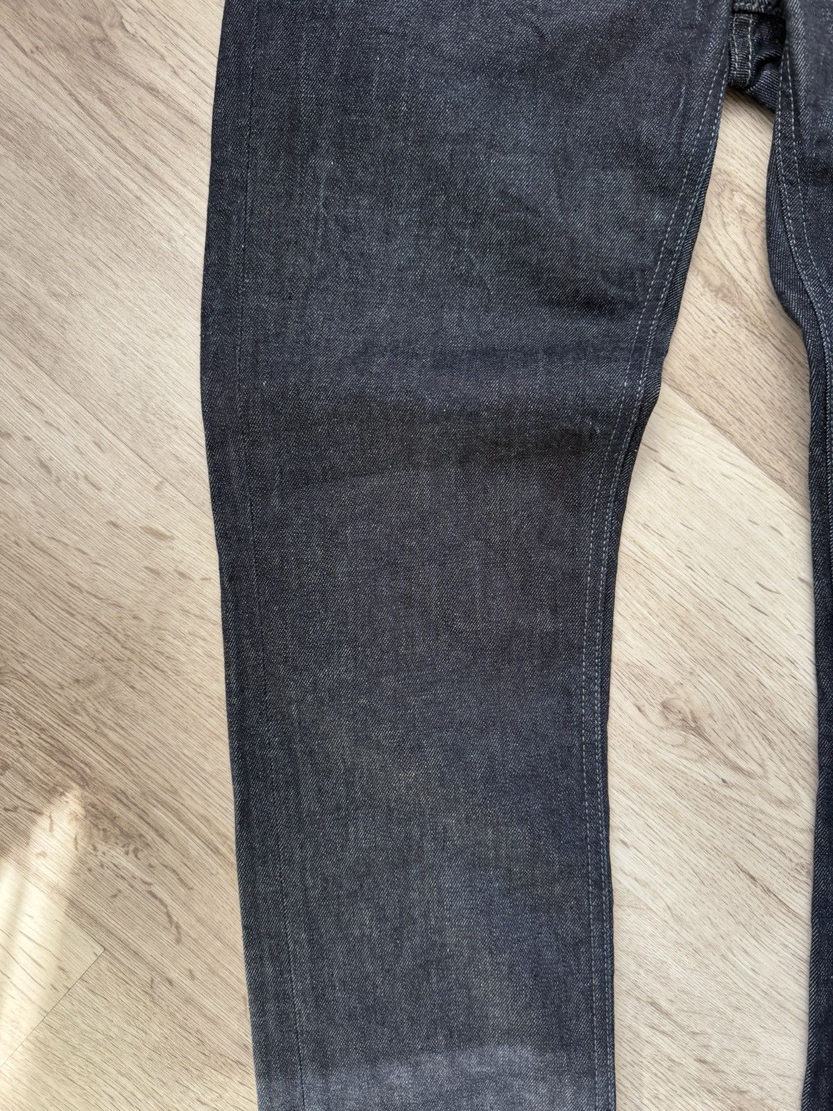 Nudie Jeans Nudie Jeans Thin Finn Dry Dark Grey Denim 32x32 Size US 32 / EU 48 - 4 Thumbnail
