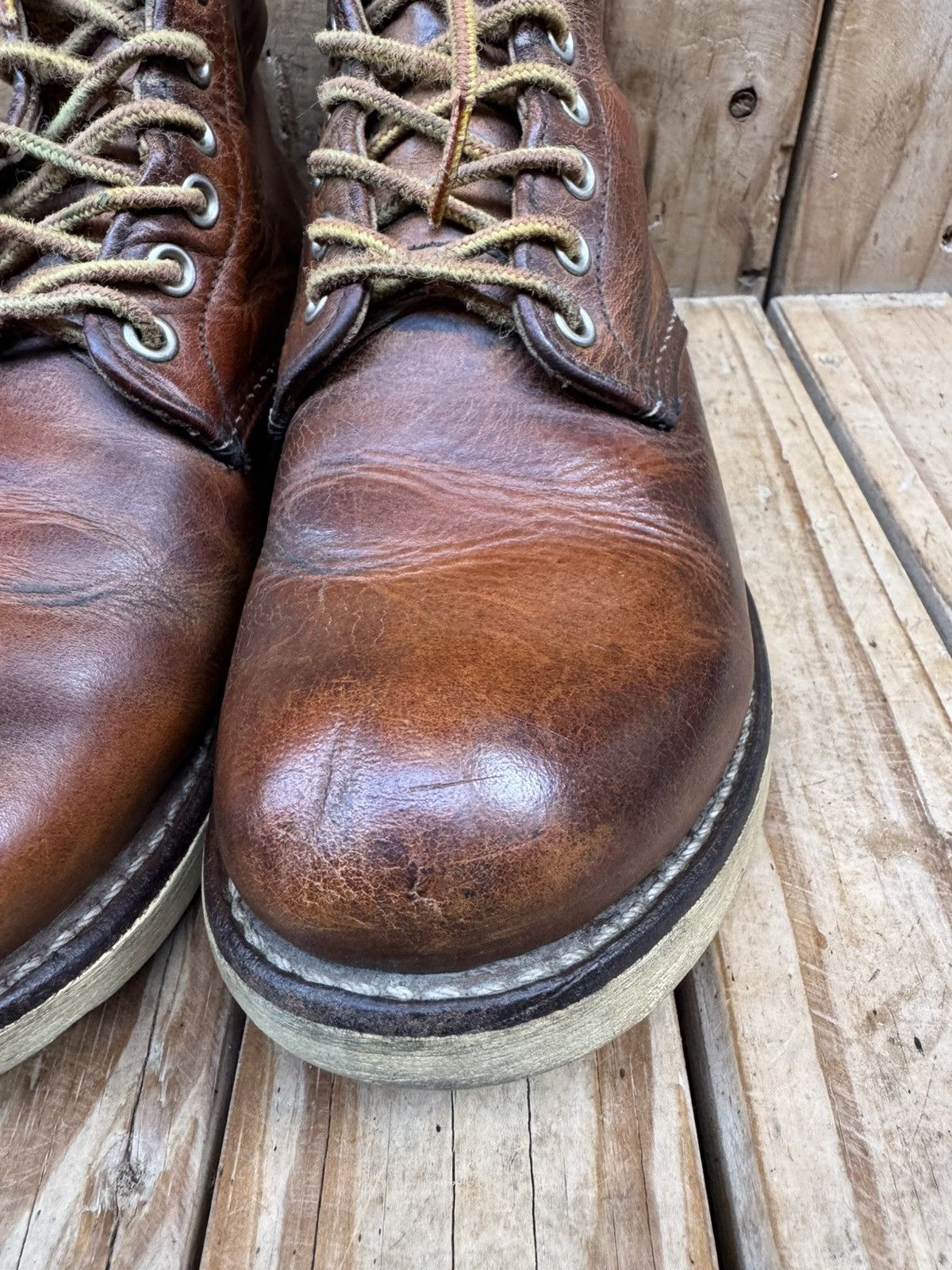 Red Wing Red Wing 9111 Chukka Brown leather boots EUR 39 UK 6 US 7 D Size US 7 / EU 40 - 7 Thumbnail
