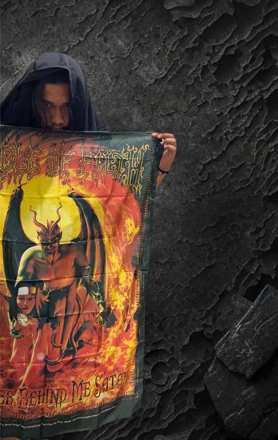 Band Tees Vintage Cradle Of Filth Poster Flag Size ONE SIZE - 3 Thumbnail