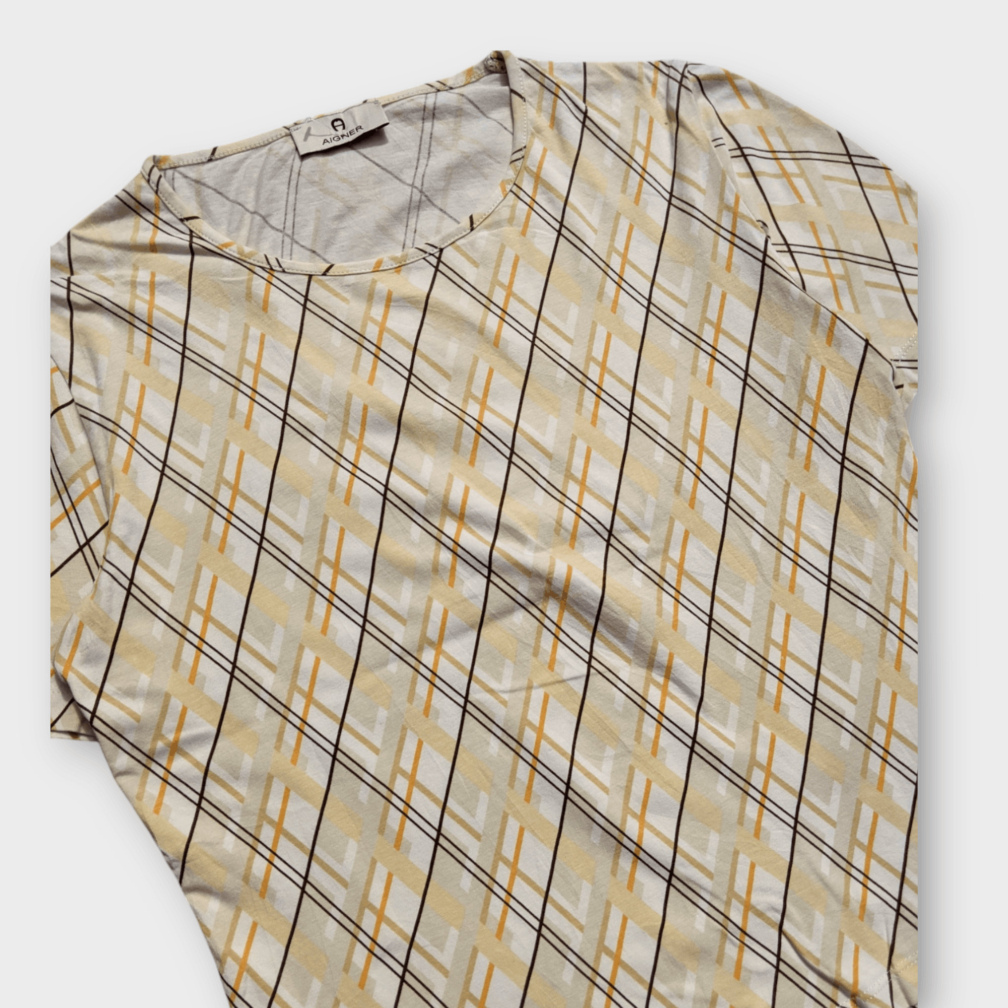 Aigner Aigner Check T shirt Size M / US 6-8 / IT 42-44 - 2 Thumbnail