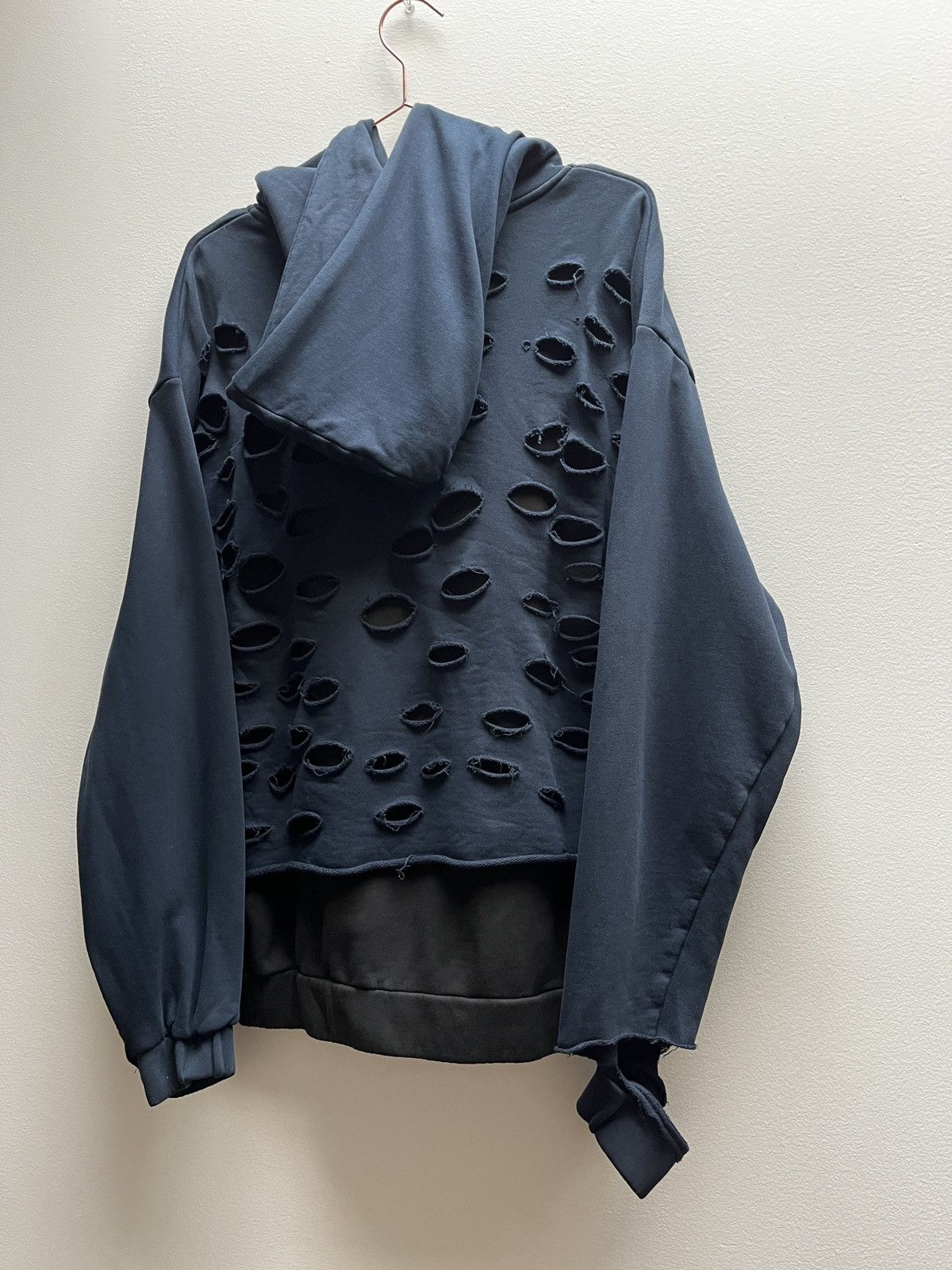 Drop Dead Drop Dead Layered Distressed Hoodie (unisex) Size US S / EU 44-46 / 1 - 2 Thumbnail