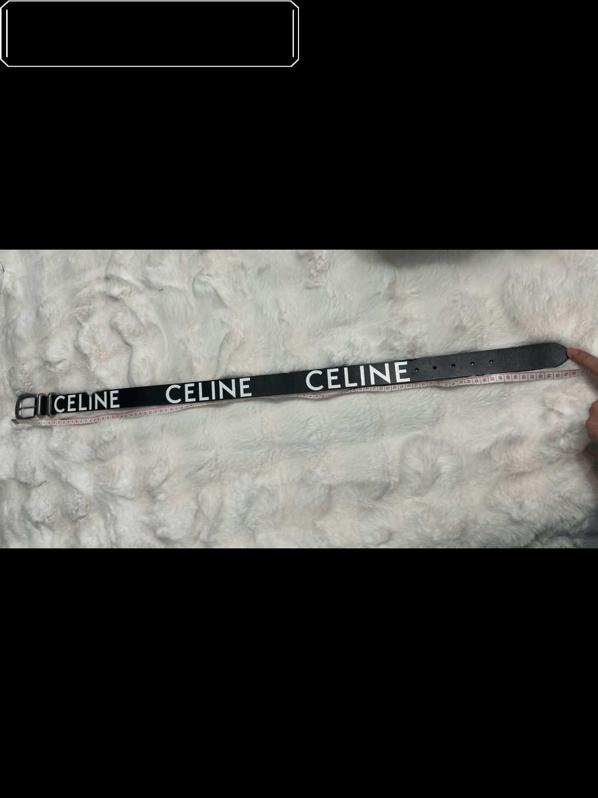Celine Sz 80 Celine Logo Print Belt Size ONE SIZE - 6 Thumbnail