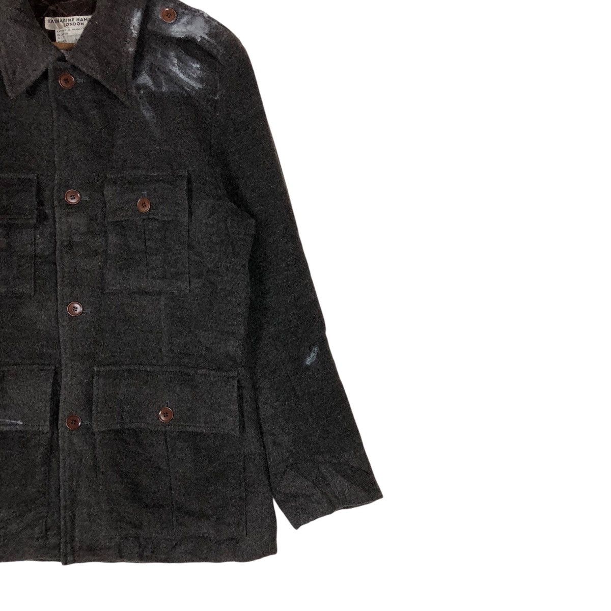 Katharine Hamnett London Vintage Katharine Hamnett London Flat Button Medium Long Size US M / EU 48-50 / 2 - 3 Thumbnail