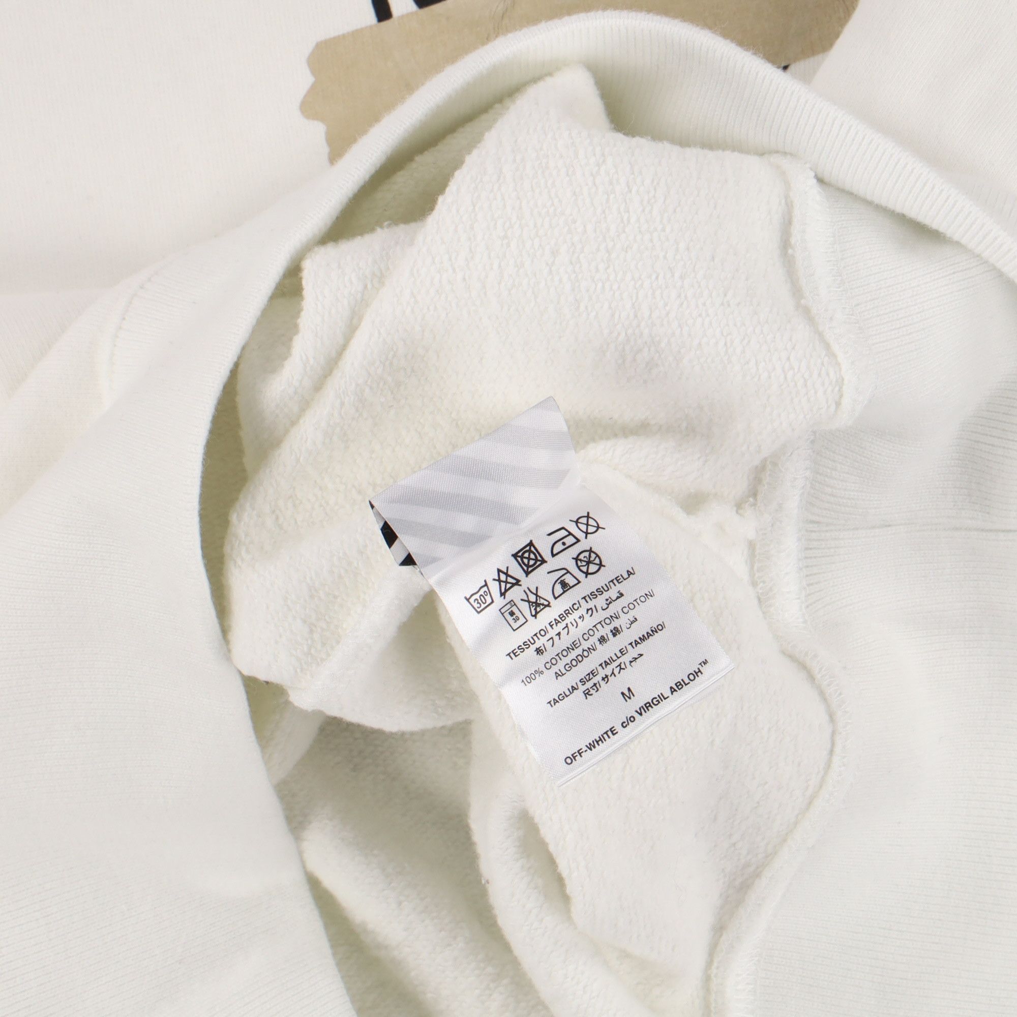 Off-White White Tape Arrows Logo Sweatshirt Size US M / EU 48-50 / 2 - 9 Thumbnail