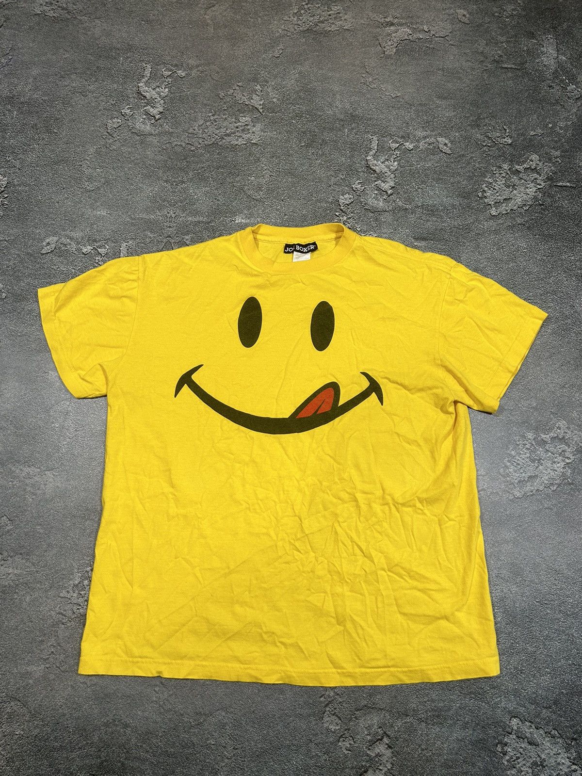 A$AP Rocky × Vintage Vintage Joe Boxer Smiley Tee Asap Rocky Outfit Size US L / EU 52-54 / 3 - 1 Thumbnail