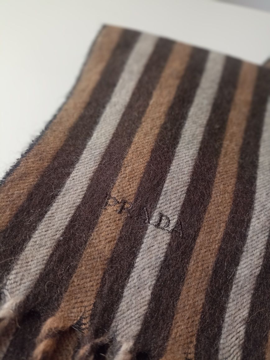 Prada Prada Vintage Cashmere Scarf Size ONE SIZE - 2 Thumbnail