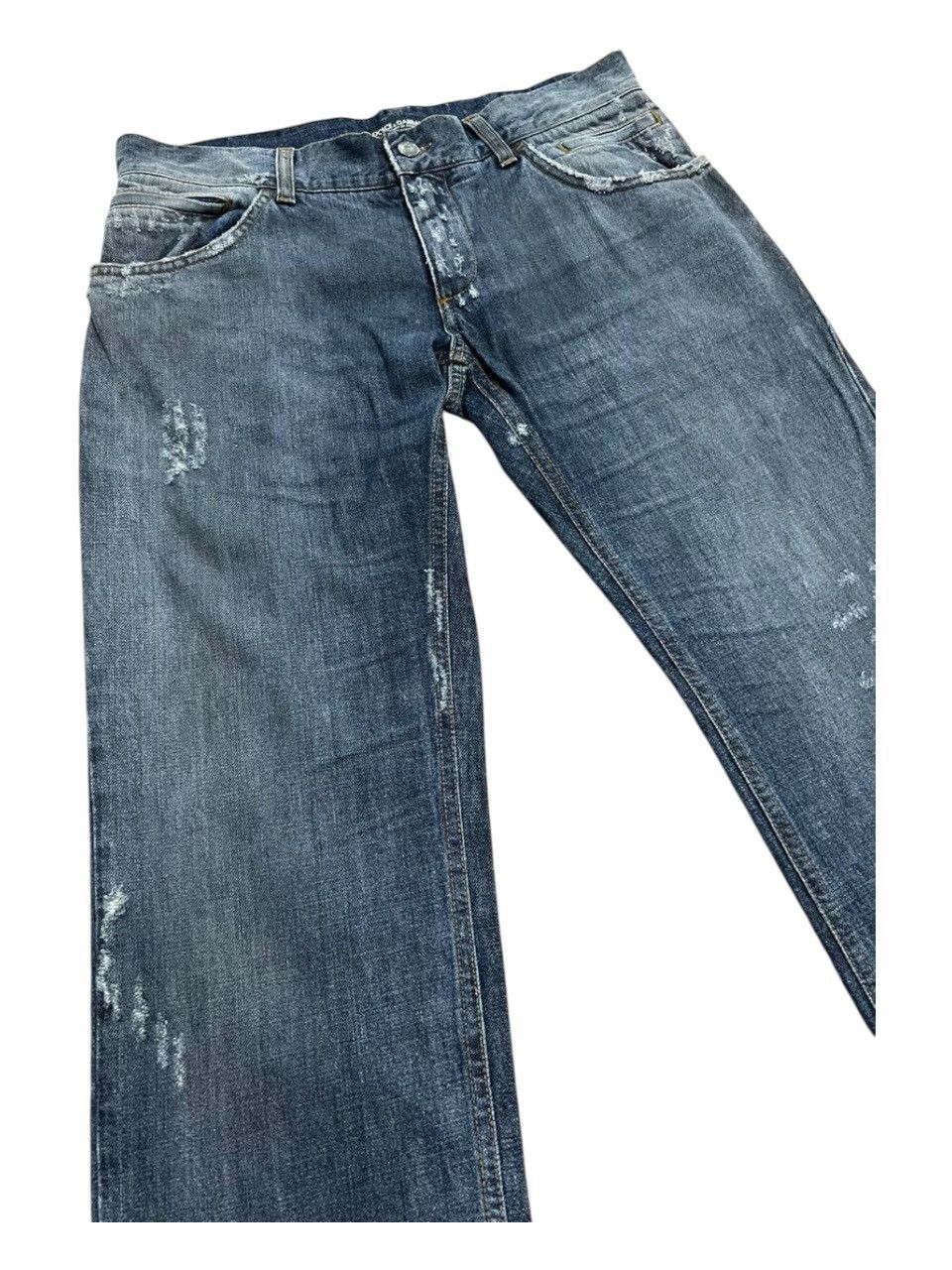Dolce & Gabbana Dolce & Gabbana Distressed Denim Jeans Size US 34 / EU 50 - 7 Thumbnail