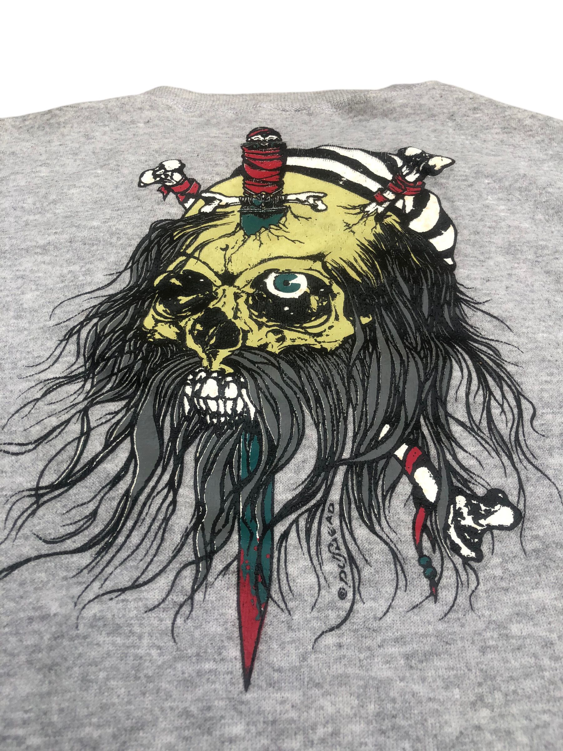 Powell Peralta 🔥Vintage ZORLAC SKATEBOARDS PUSHEAD Design Sweatshirt Size US L / EU 52-54 / 3 - 6 Thumbnail