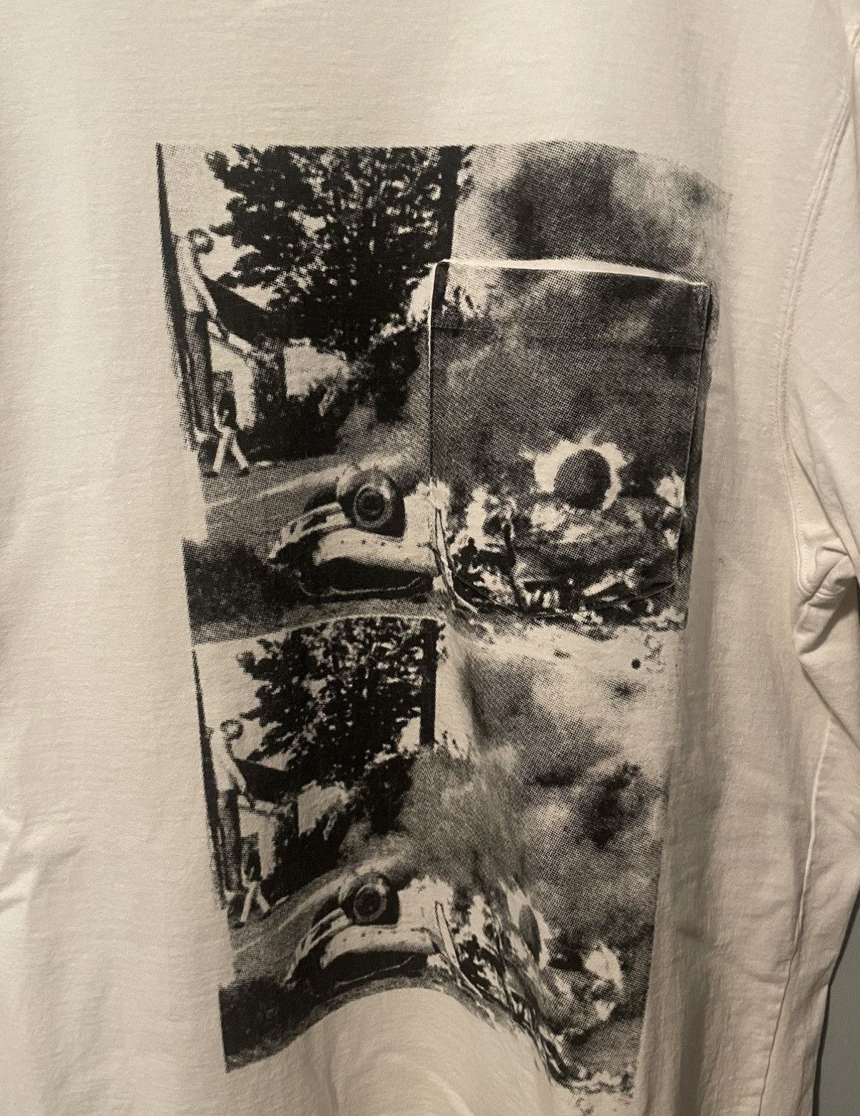 Andy Warhol × Calvin Klein 205W39NYC RARE Calvin Klein x Andy Warhol x Raf Simons White T Shirt Size US XL / EU 56 / 4 - 2 Thumbnail