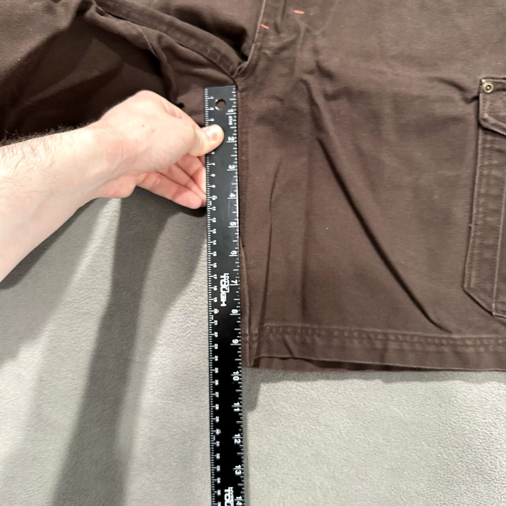 Vintage Cabela's Shorts Mens 36 Brown Canvas Cargo Carpenter Hammer Loop Heavy Duty Work Size US 36 / EU 52 - 7 Thumbnail