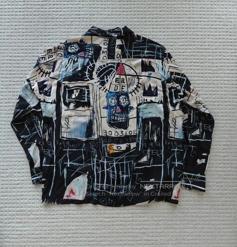 Wacko Maria Wacko Maria 22aw co-branded BASQUIAT Hawaiian long-sleeved Size US S / EU 44-46 / 1 - 4 Thumbnail