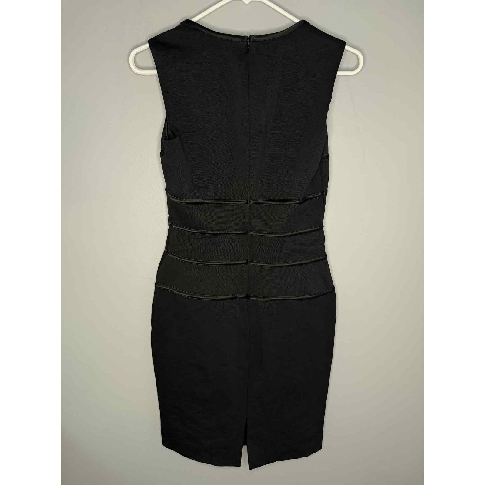 White House Black Market White House Black Market Bodycon Mini Dress Black Women's 0 Size XS / US 0-2 / IT 36-38 - 4 Thumbnail