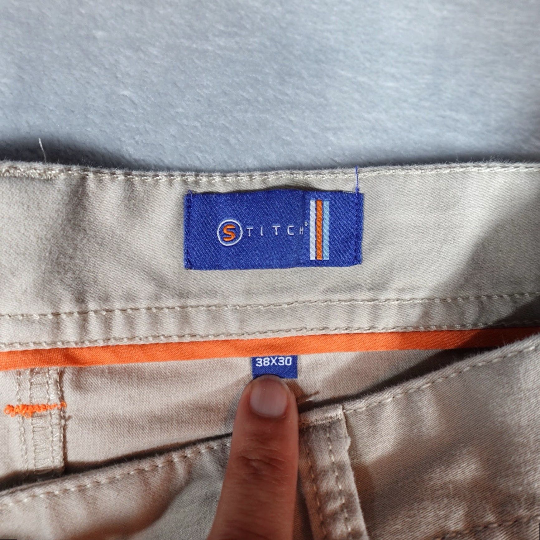 Vintage VINTAGE Stitch Golf Men’s 38x29 Straight Leg Khaki Pants Casual Fall Spring Summer 90s Mens Size US 38 / EU 54 - 2 Thumbnail