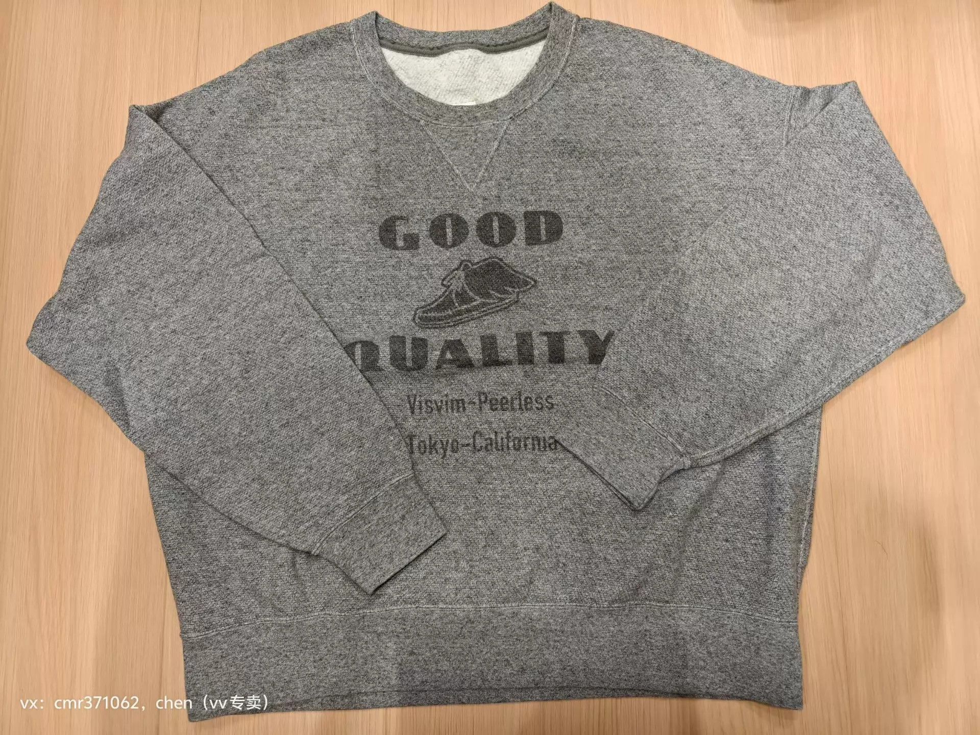 Visvim VISVIM 22SS AMPLUS SB L/S Loose Grey Print Cotton Size US S / EU 44-46 / 1 - 1 Thumbnail