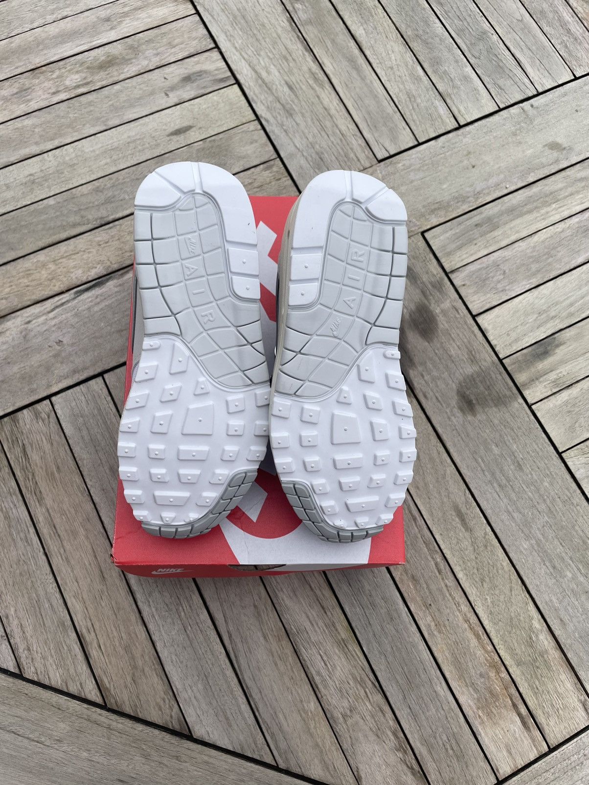 Nike Air Max One Pure Platinum Smoke Grey Size US 5 / IT 35 - 7 Thumbnail