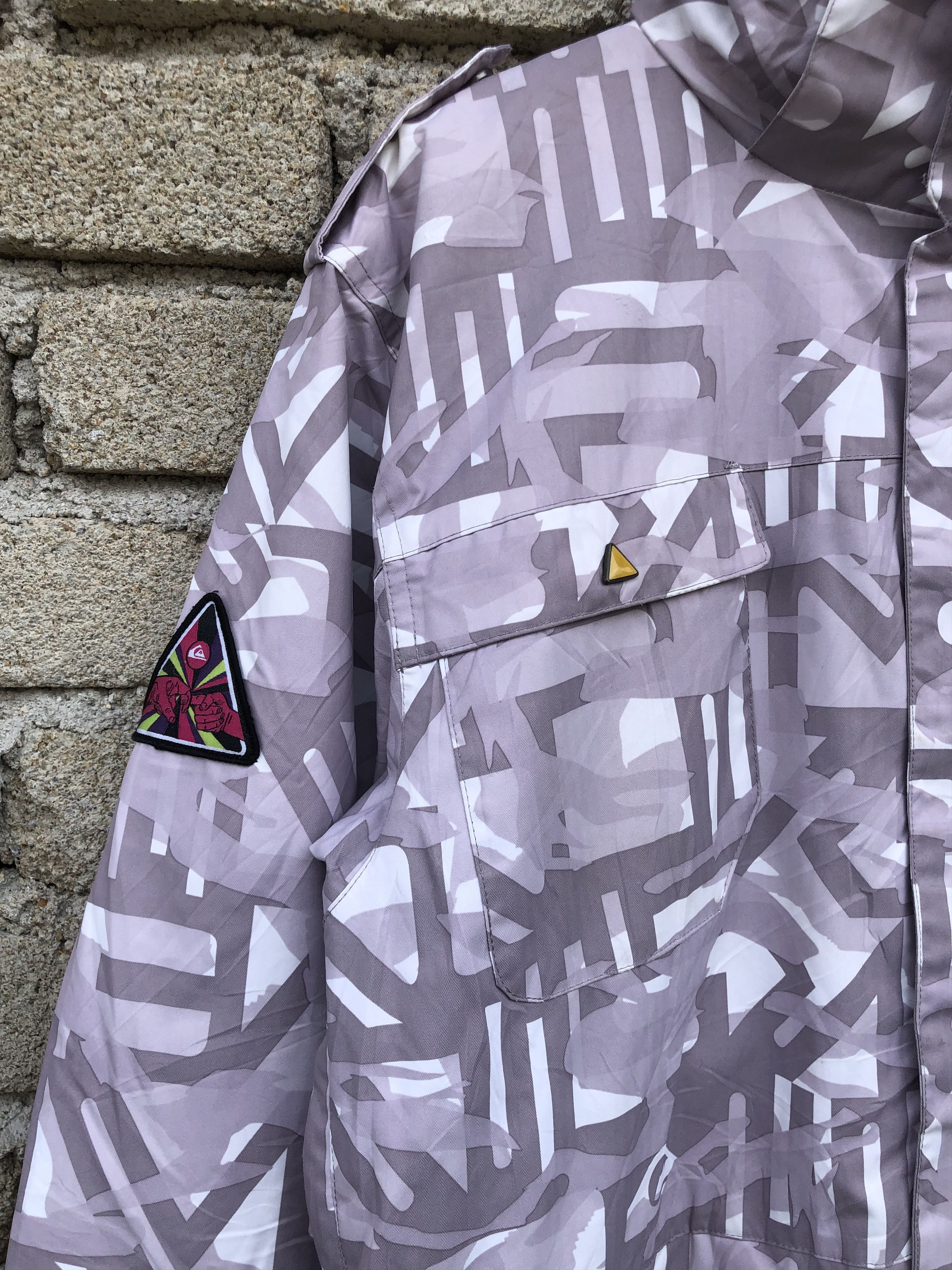 Quiksilver Vintage Fullprinted Quiksilver Quicktech 5000 MM Jacket Size US L / EU 52-54 / 3 - 5 Thumbnail