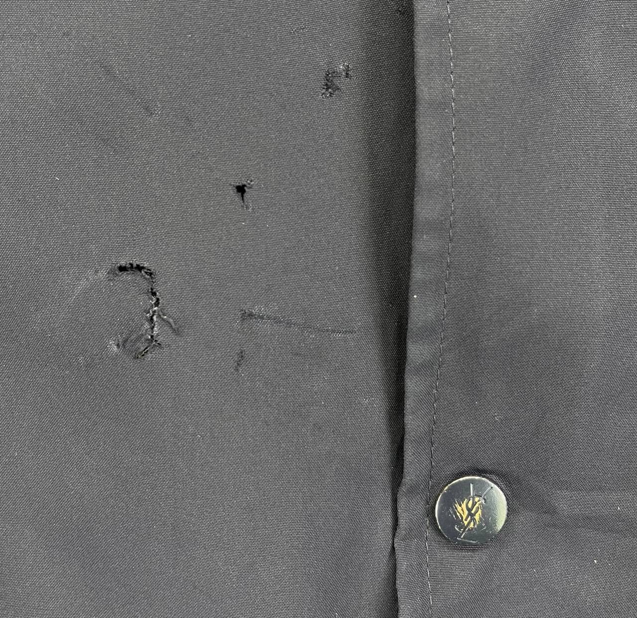 Yves Saint Laurent Vintage Yves Saint Laurent Luxury Zip Up Trashed Jacket Size US M / EU 48-50 / 2 - 15 Thumbnail