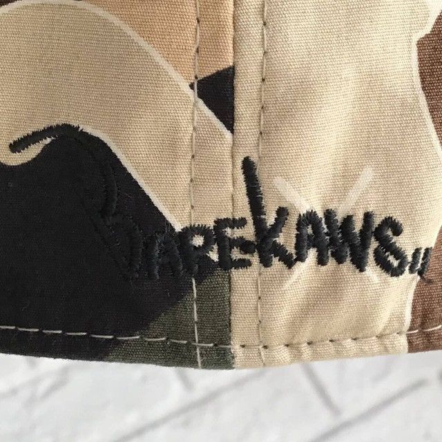 Bape × Kaws × Nigo BAPE × KAWS BENDY 1st Camo Yellow Hat Cap APEE a bathing ape Size ONE SIZE - 5 Thumbnail